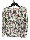 Top Long Sleeve By J. Jill In Floral Print, Size: Xs