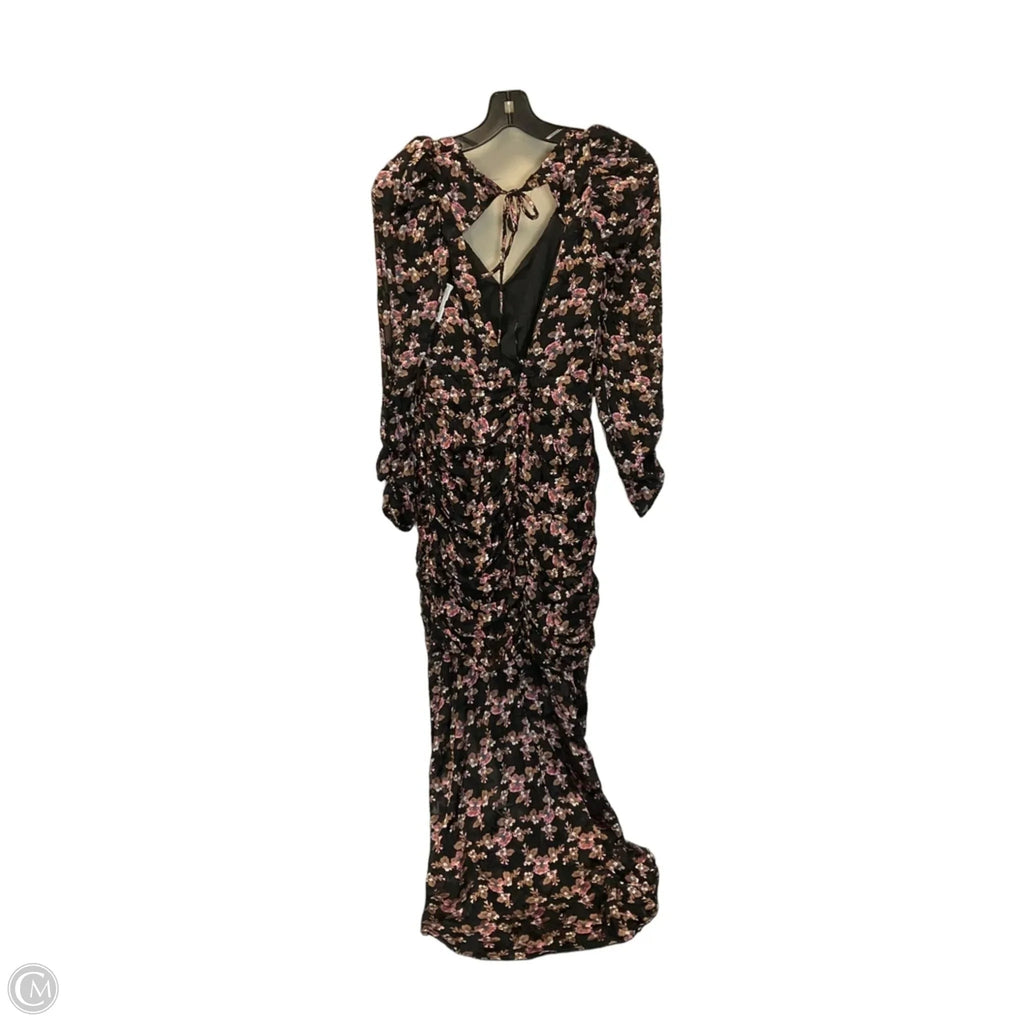 Dress Party Long By Astr In Black & Pink, Size: Xs