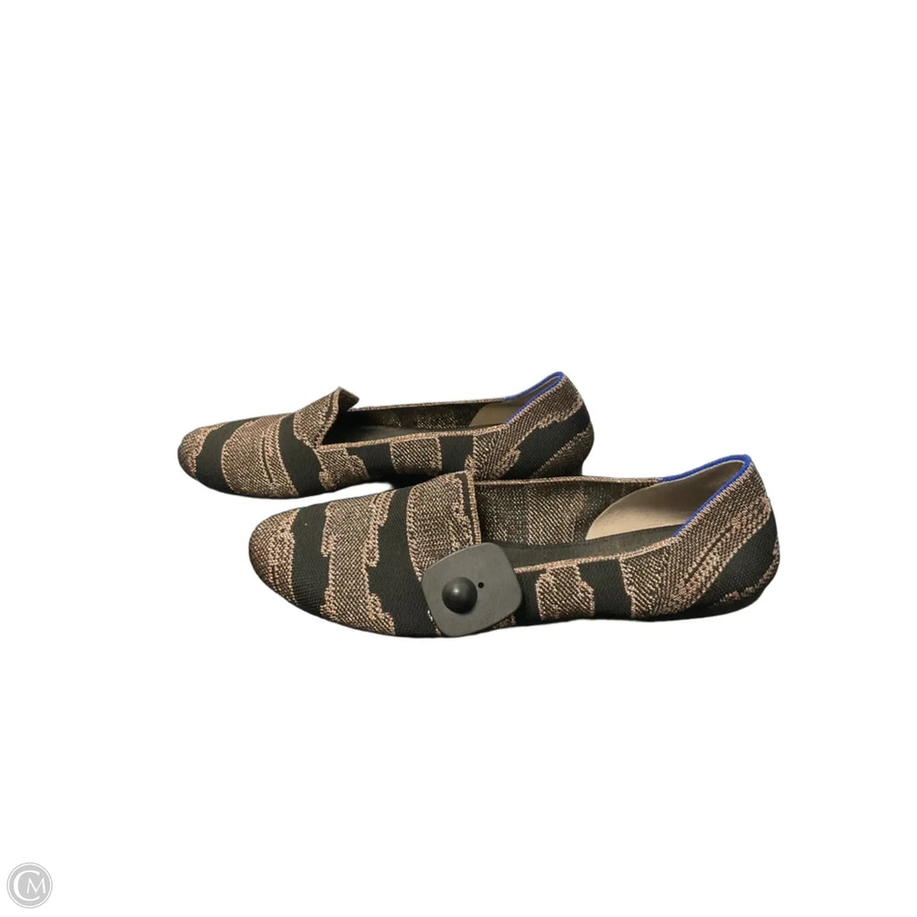 Shoes Flats By Rothys In Black & Pink, Size: 11.5