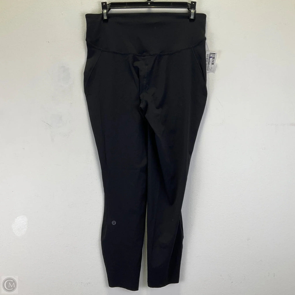 Athletic Leggings By Lululemon In Black, Size: 10