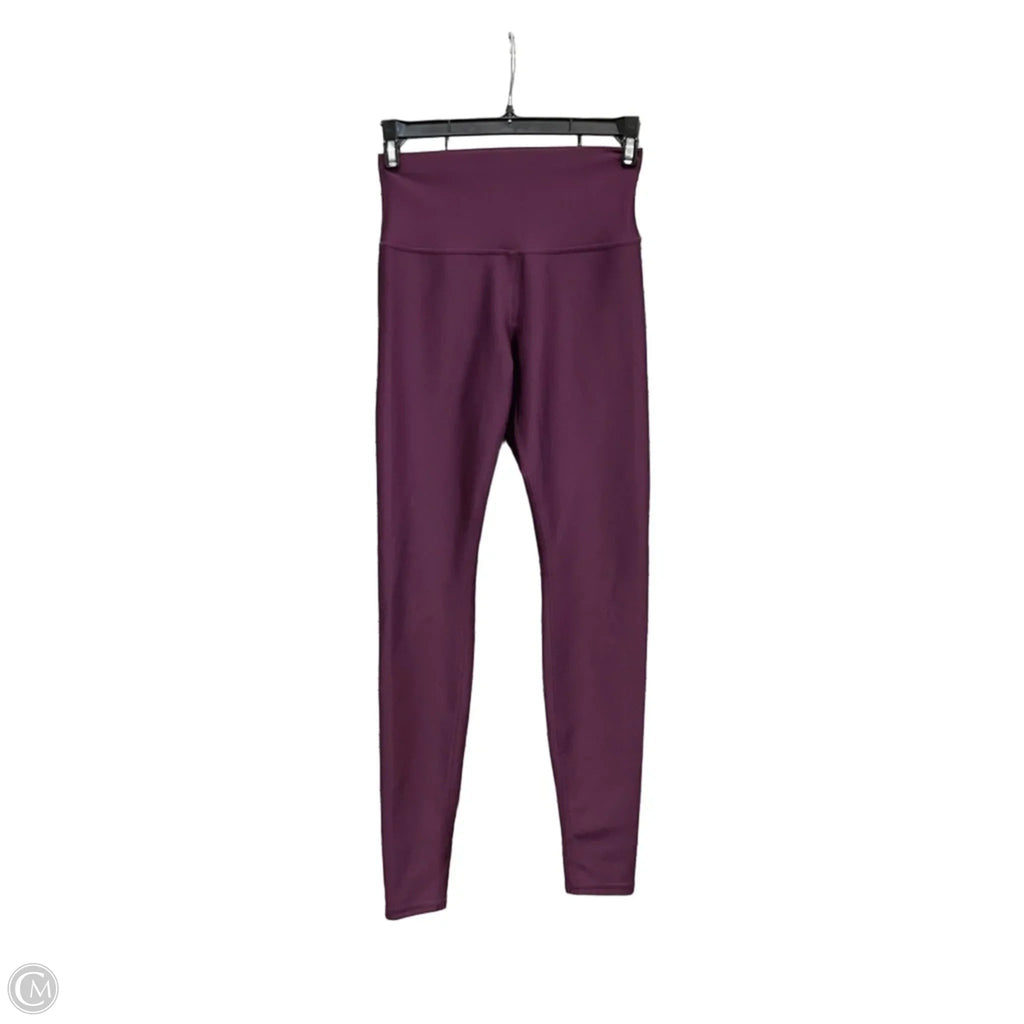 Athletic Leggings By Alo In Purple, Size: S