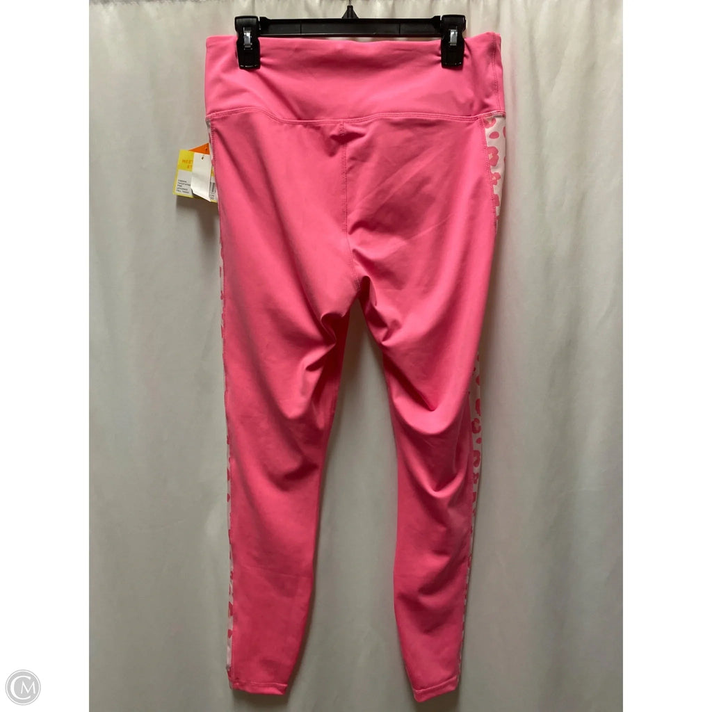 Athletic Leggings By Crown And Ivy In Pink, Size: L