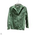 Blouse Long Sleeve By Zara In Green, Size: S