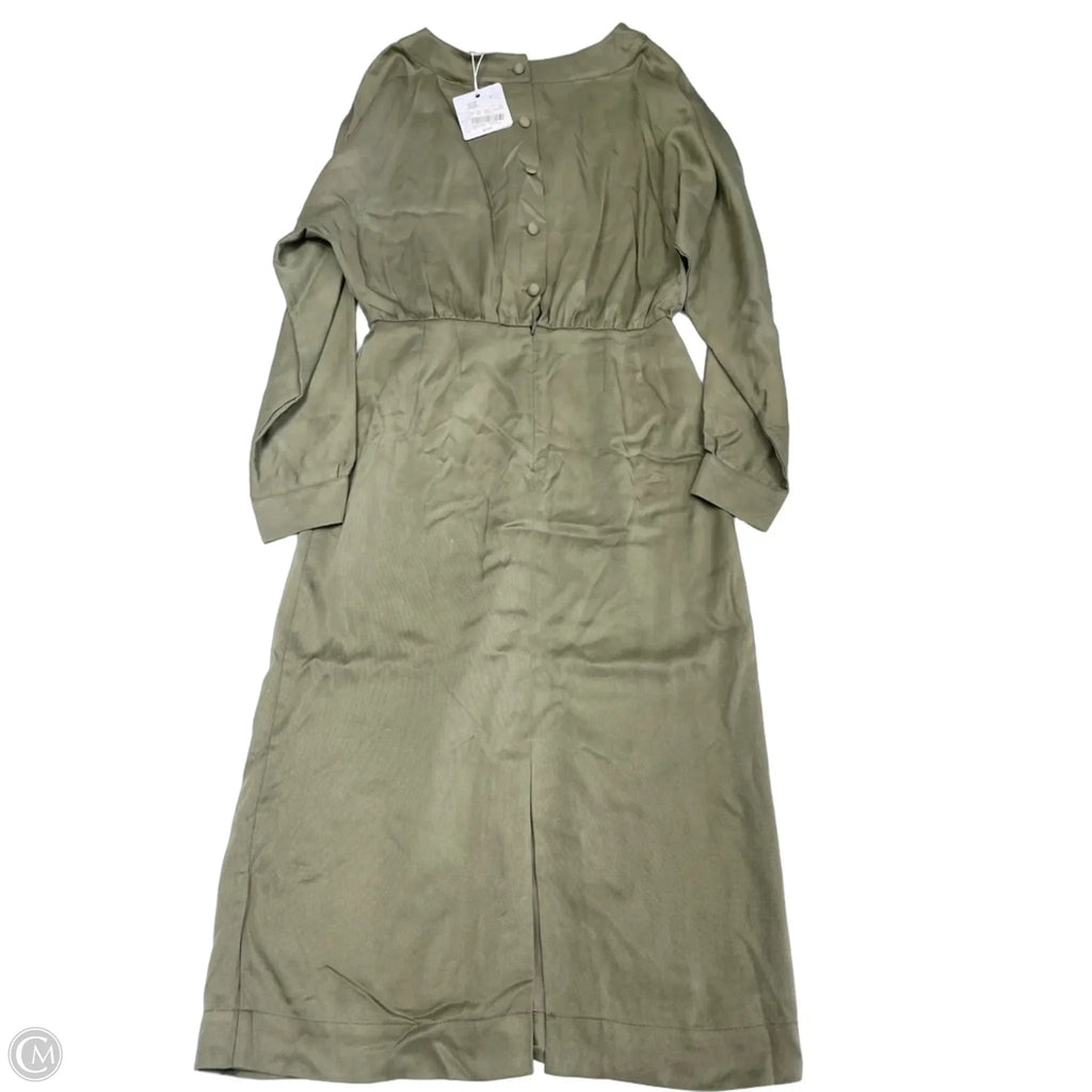 Dress Casual Midi By Cmc In Green, Size: S