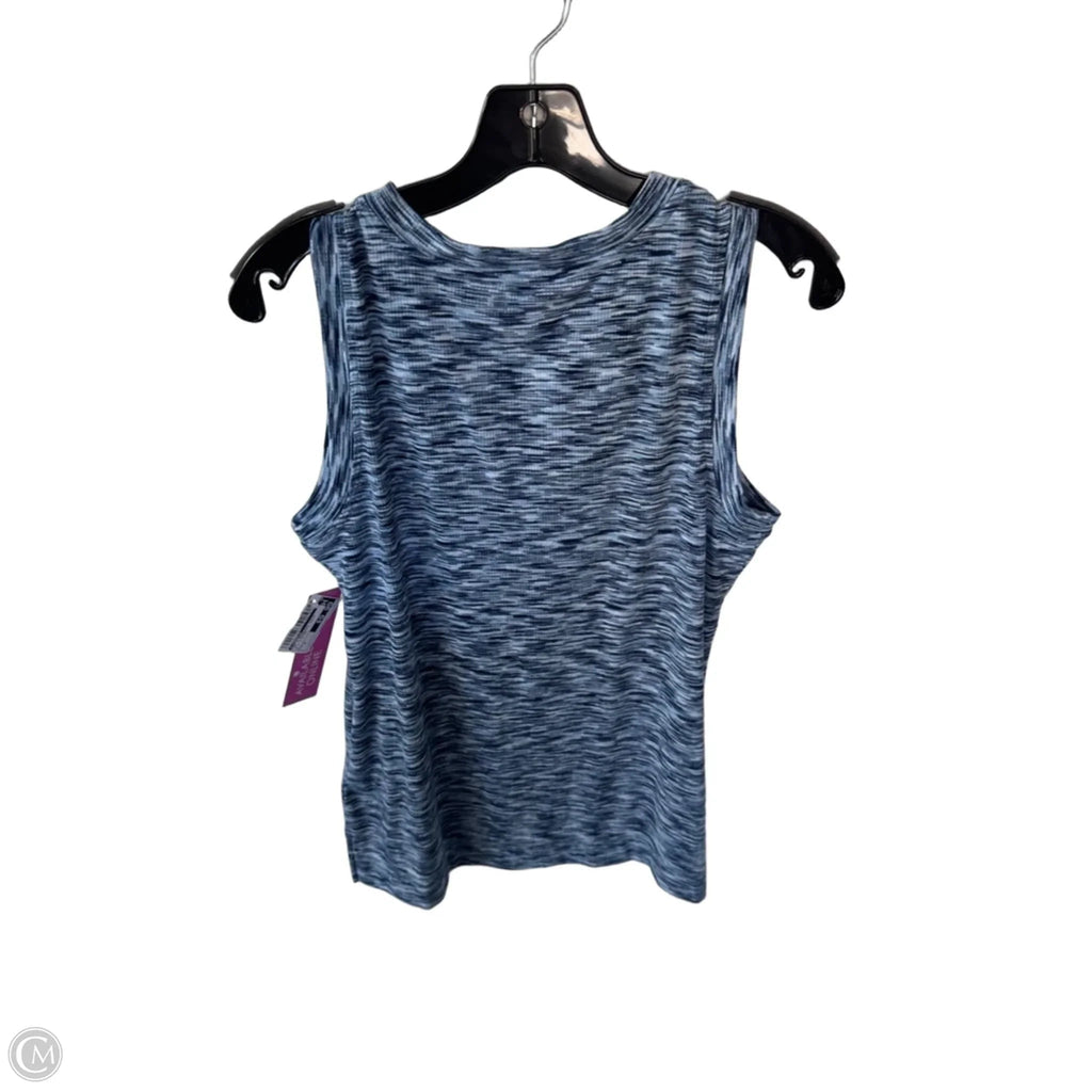 Top Sleeveless Basic By Liverpool In Blue & White, Size: S