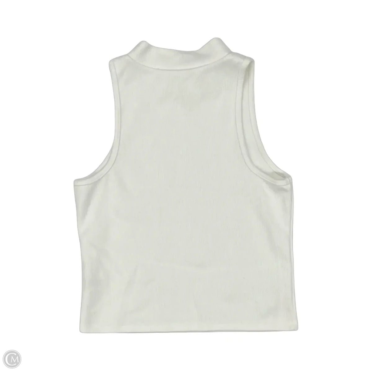 Top Sleeveless By A New Day In Cream, Size: M