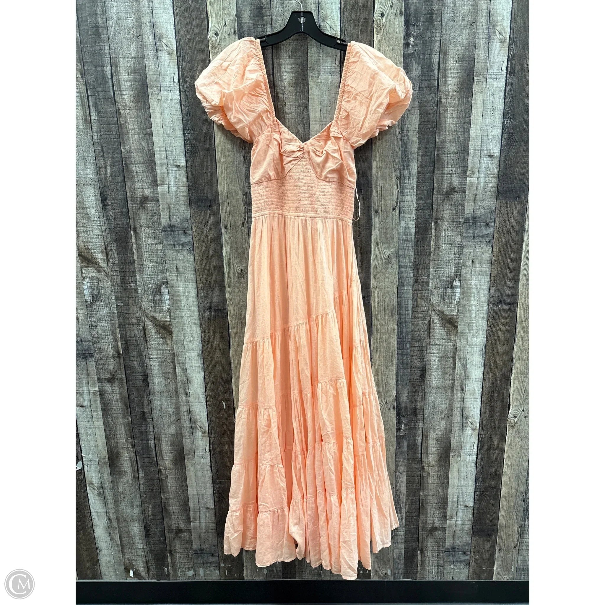 Dress Casual Maxi By Free People In Peach, Size: S