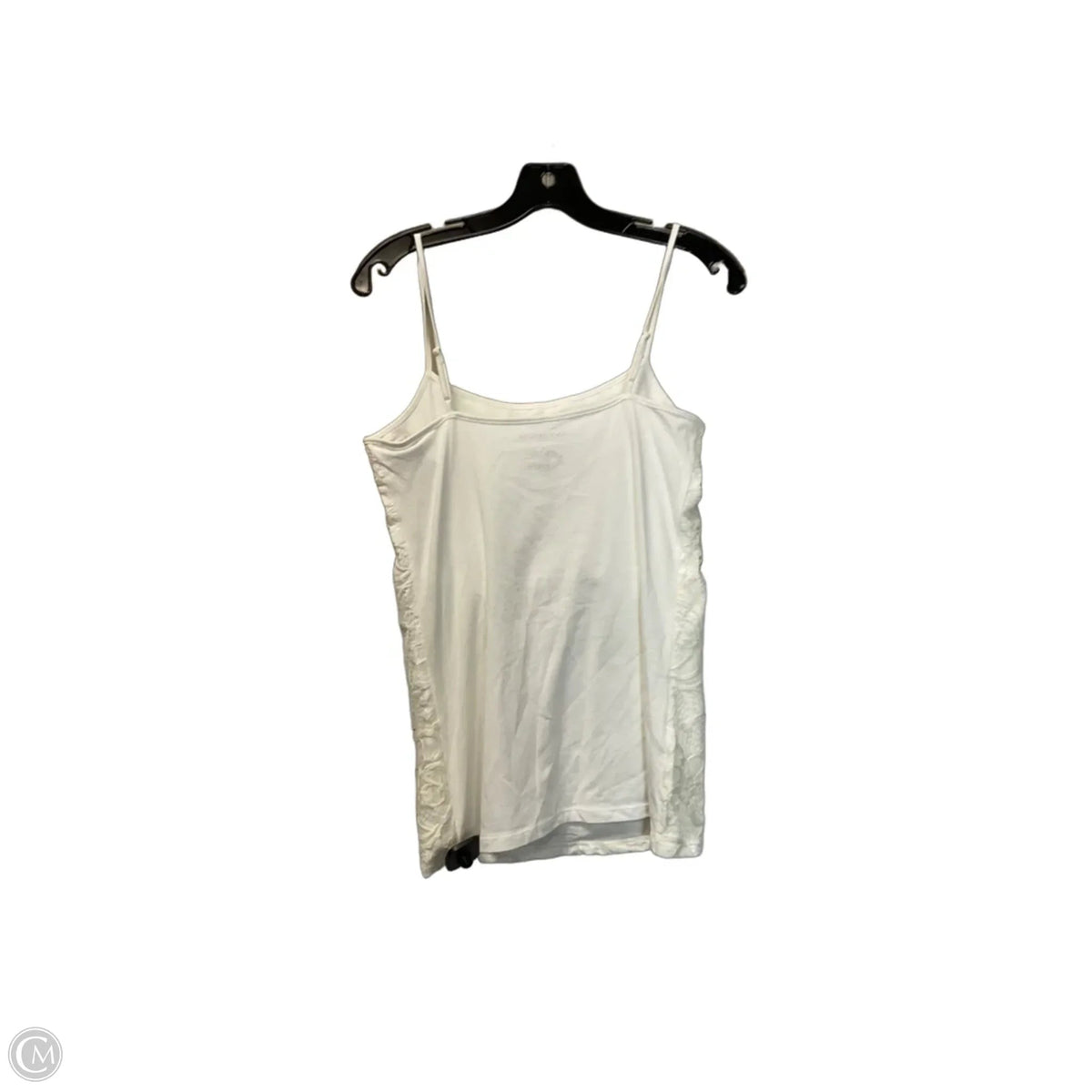Top Sleeveless By Ann Taylor In White, Size: M