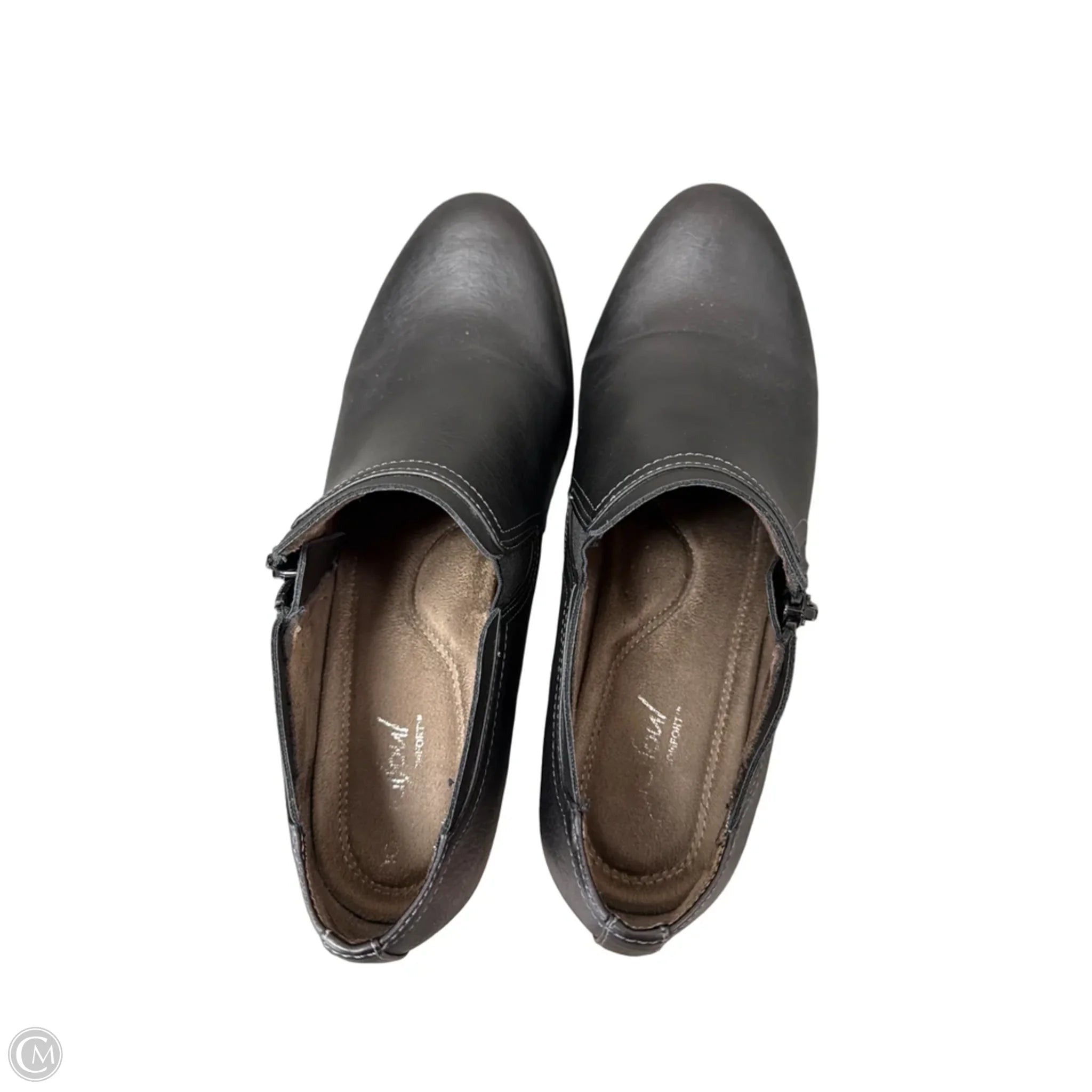 Shoes Heels Block By Natural Soul In Black, Size: 8.5