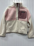 Athletic Fleece By Columbia In Pink & Tan, Size:S