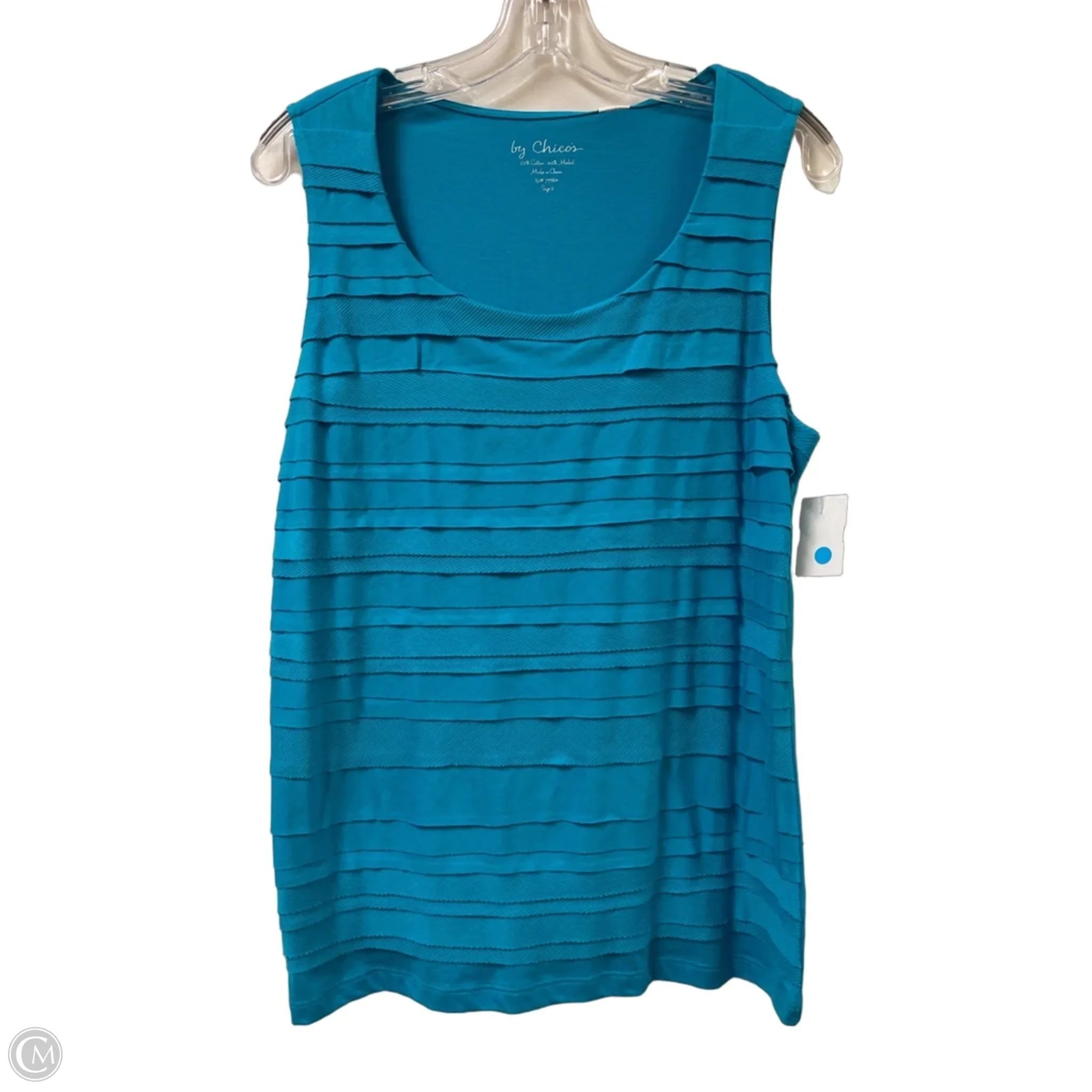 Tank Top By Chicos In Blue, Size: L