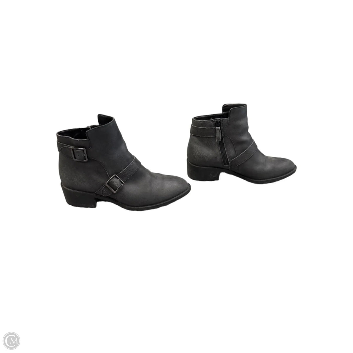 Boots Ankle Flats By Cole-haan In Grey, Size: 7