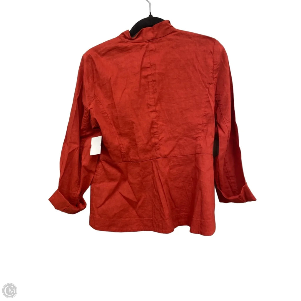 Jacket Other By Eileen Fisher In Orange, Size: Mp