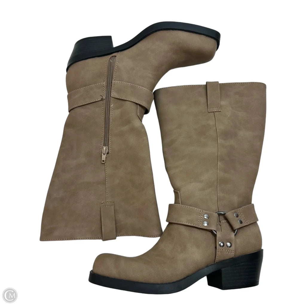 Boots Western By Time And Tru In Beige, Size: 8.5