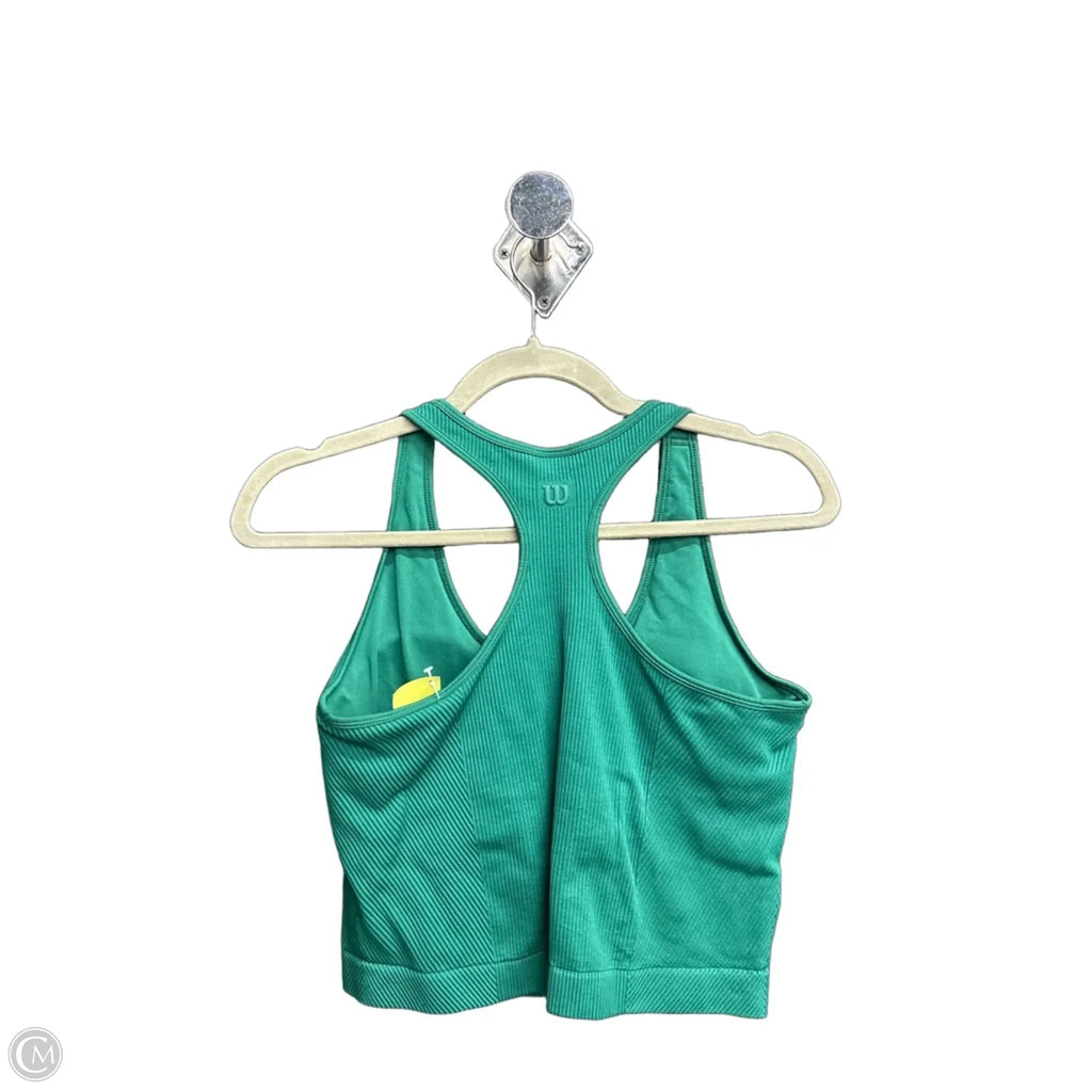 Athletic Tank Top By Wilson In Green, Size: M