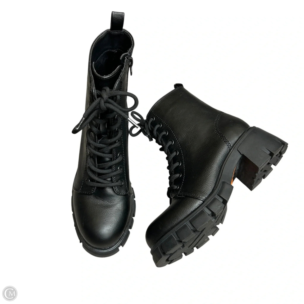 Boots Combat By Mia In Black, Size: 7