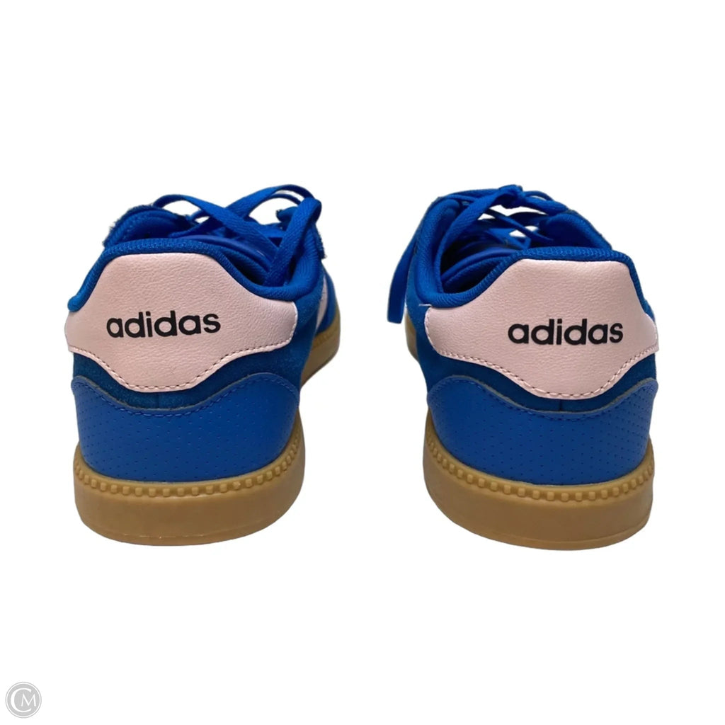 Shoes Sneakers By Adidas In Blue & Pink, Size: 7
