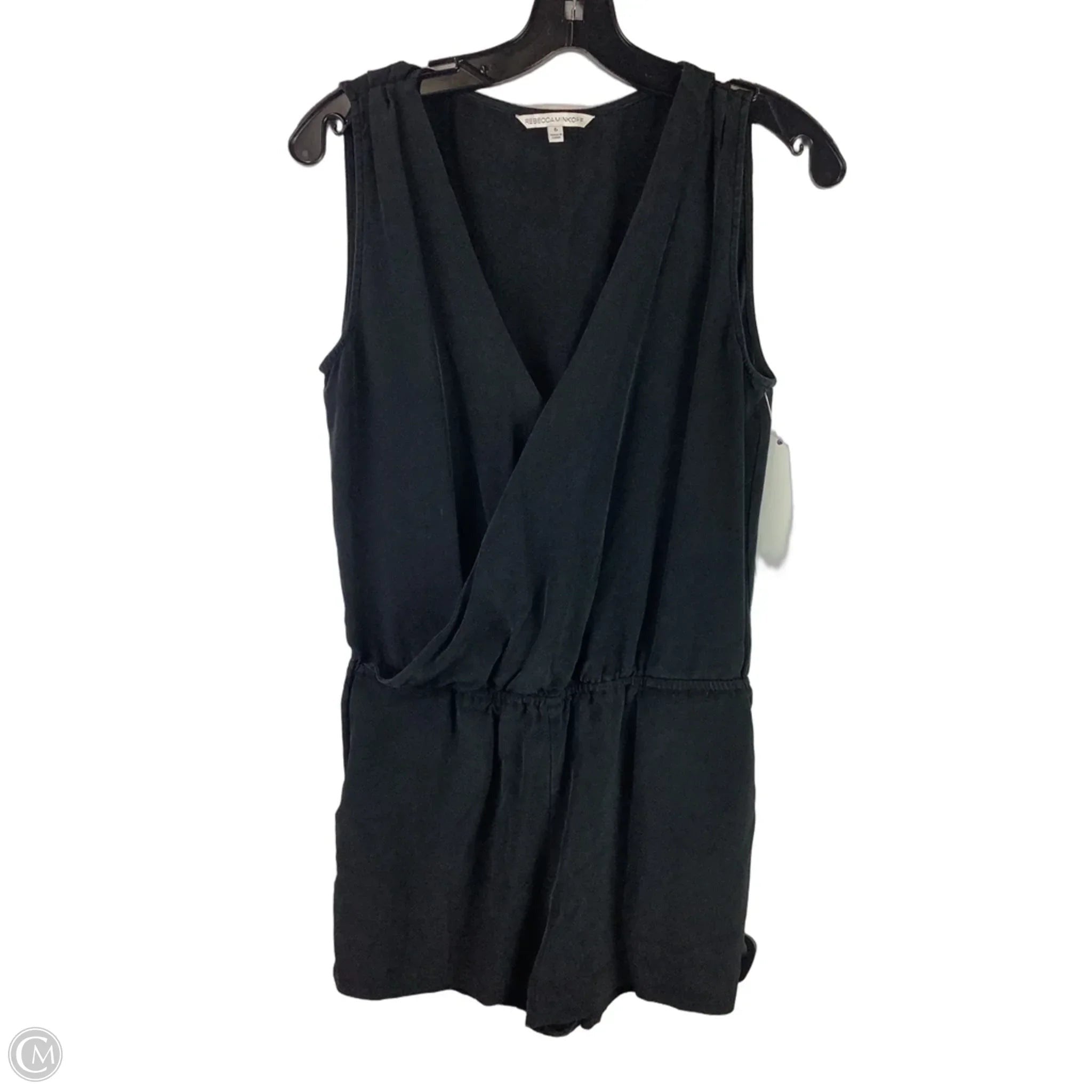 Romper Designer By Rebecca Minkoff In Black, Size: 6