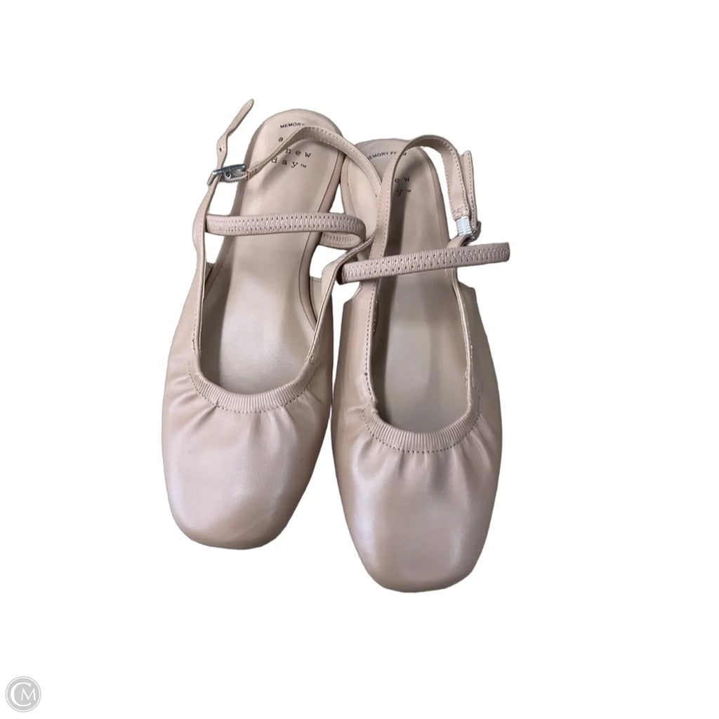 Shoes Flats By A New Day In Tan, Size: 6.5