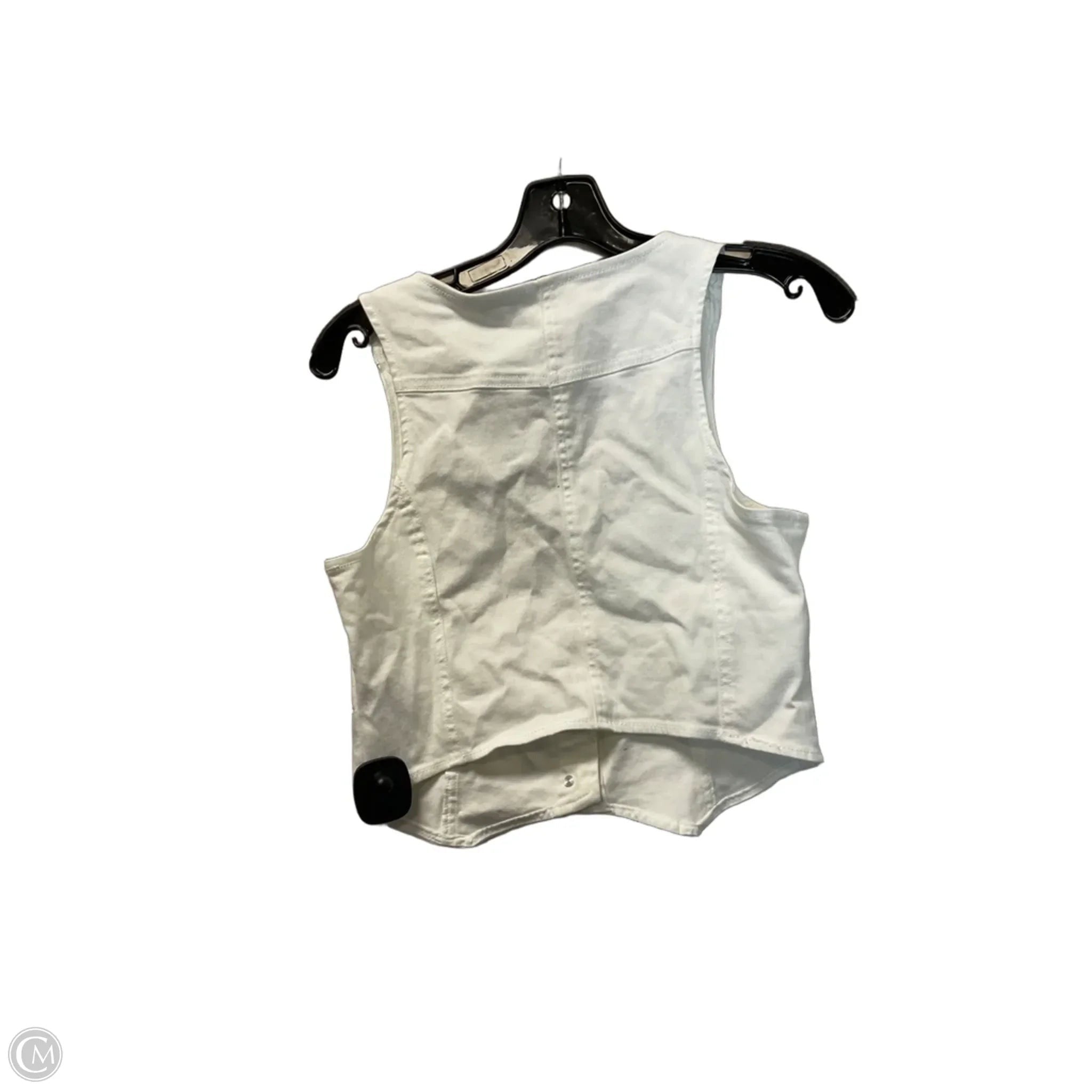 Top Sleeveless By Oat In White, Size: S