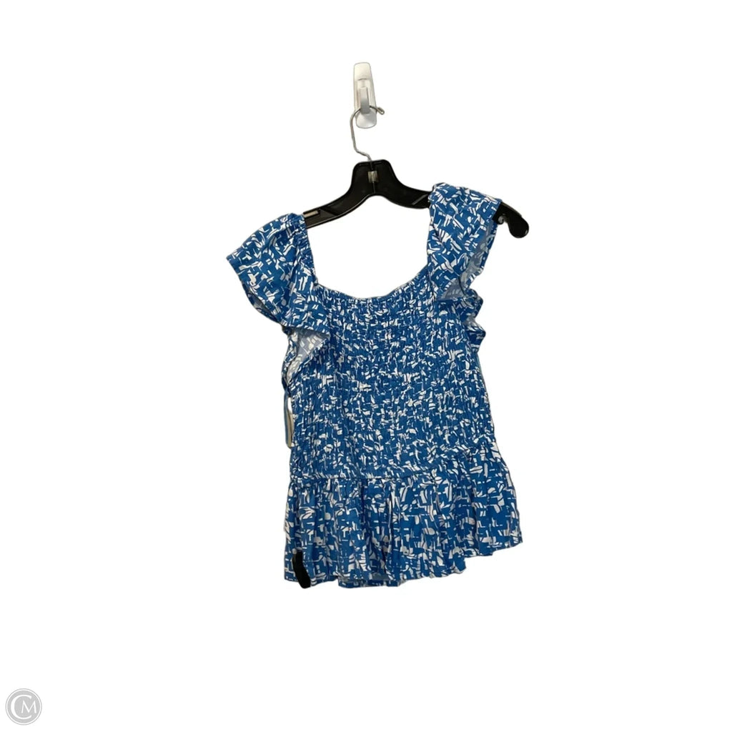 Top Short Sleeve By Japna In Floral Print, Size: M