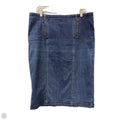 Skirt Midi By Pilcro In Blue Denim, Size: 14