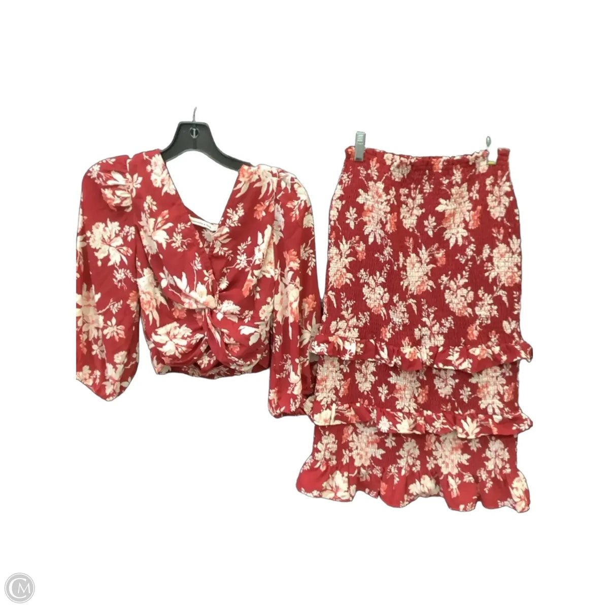 Skirt Set 2pc By Abercrombie And Fitch In Floral Print, Size: S