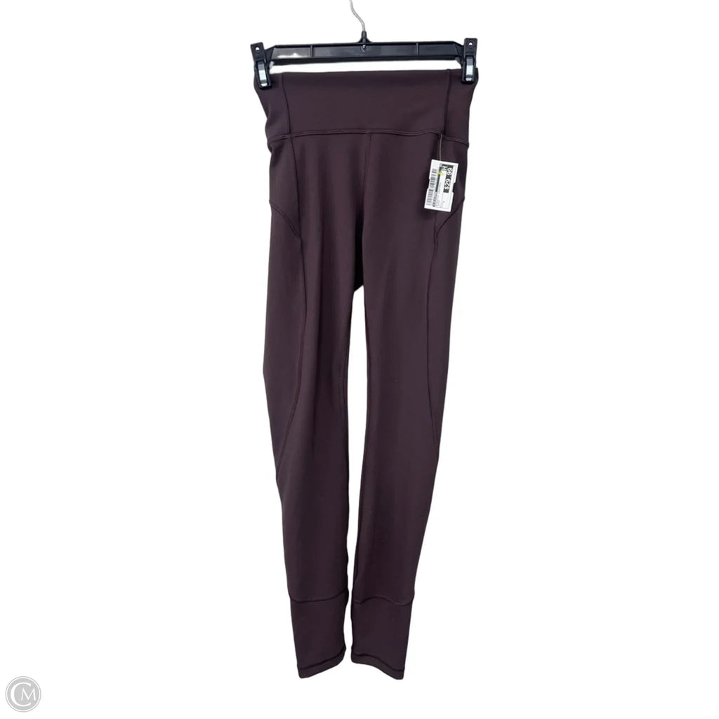 Athletic Leggings By Lululemon In Brown, Size: 2