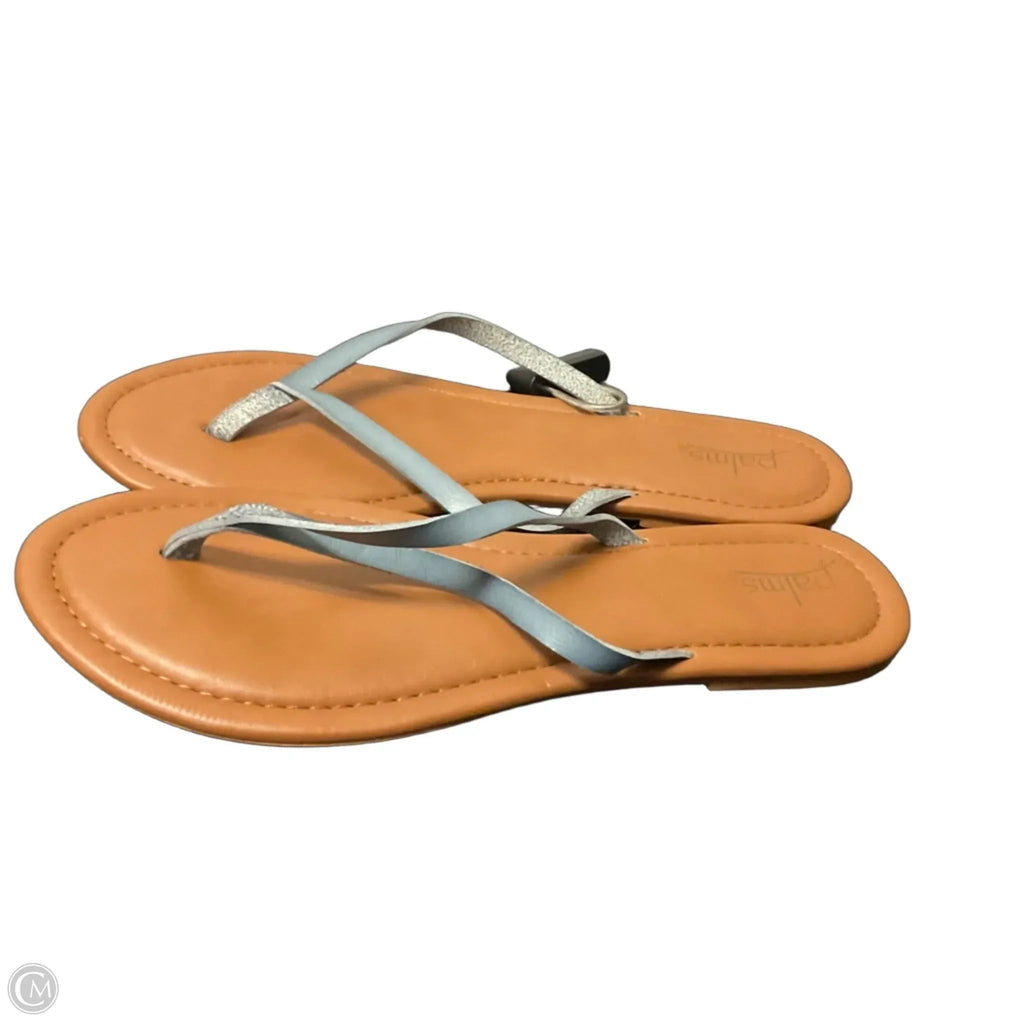Sandals Flip Flops By Clothes Mentor In Blue, Size: 12