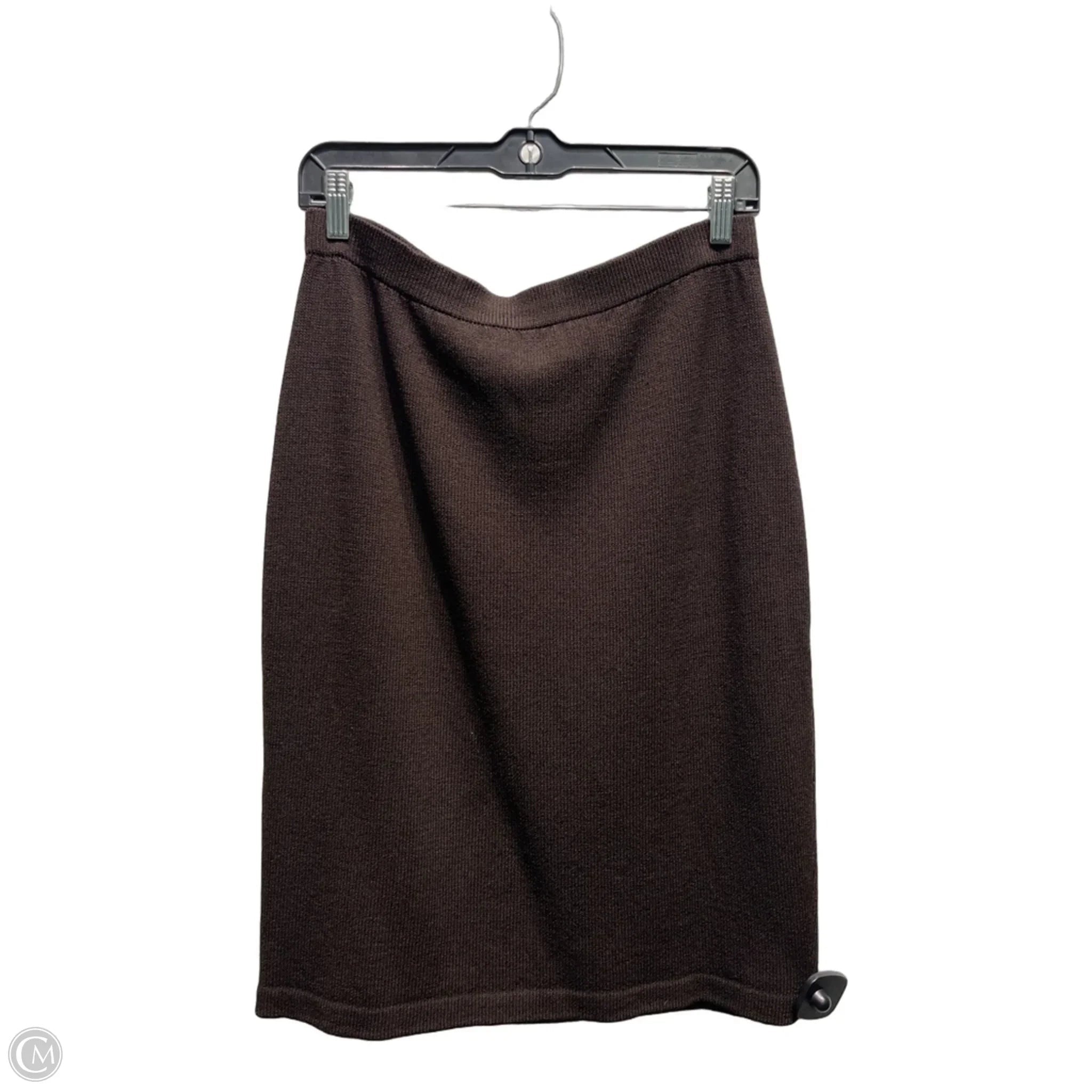 Skirt Luxury Designer By St John Collection In Brown, Size: M
