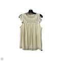 Top Sleeveless By Monteau In White, Size: M