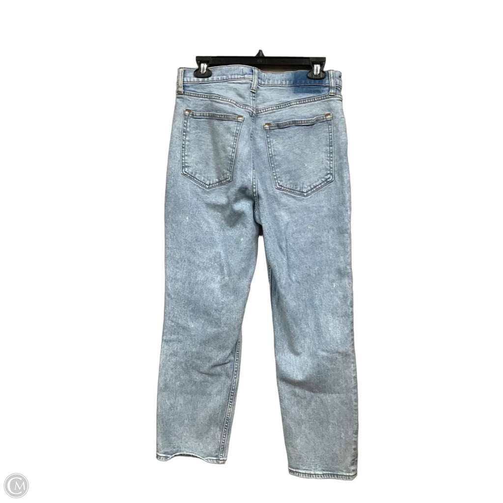 Jeans Straight By Abercrombie And Fitch In Blue Denim, Size: 10