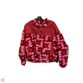 Jacket Faux Fur & Sherpa By Pacsun In Pink & Red, Size: S
