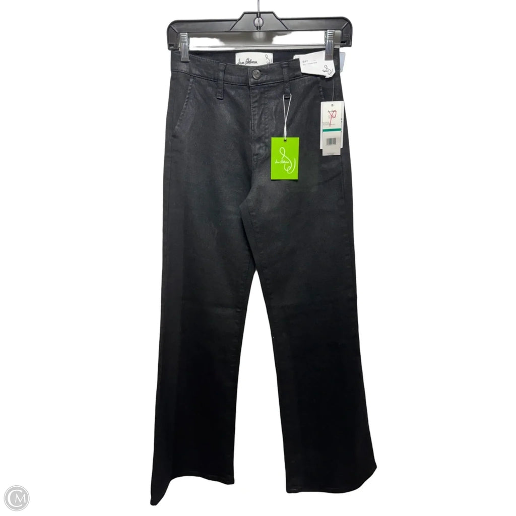 Bay Flare Jeans By Sam Edelman In Black Denim, Size: 24/00