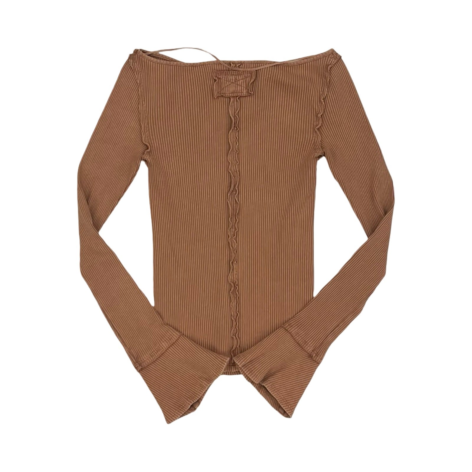 Top Ls By We The Free In Brown, Size:M