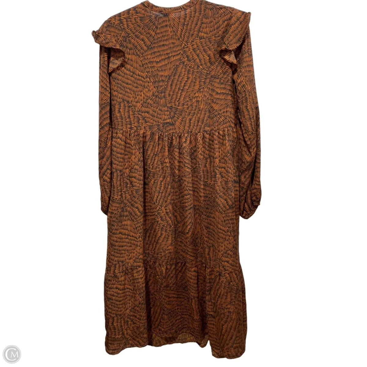 Dress Casual Maxi By A New Day In Black & Brown, Size: S