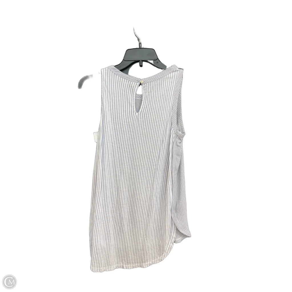 Top Sleeveless By Loft In Blue, Size: Xs
