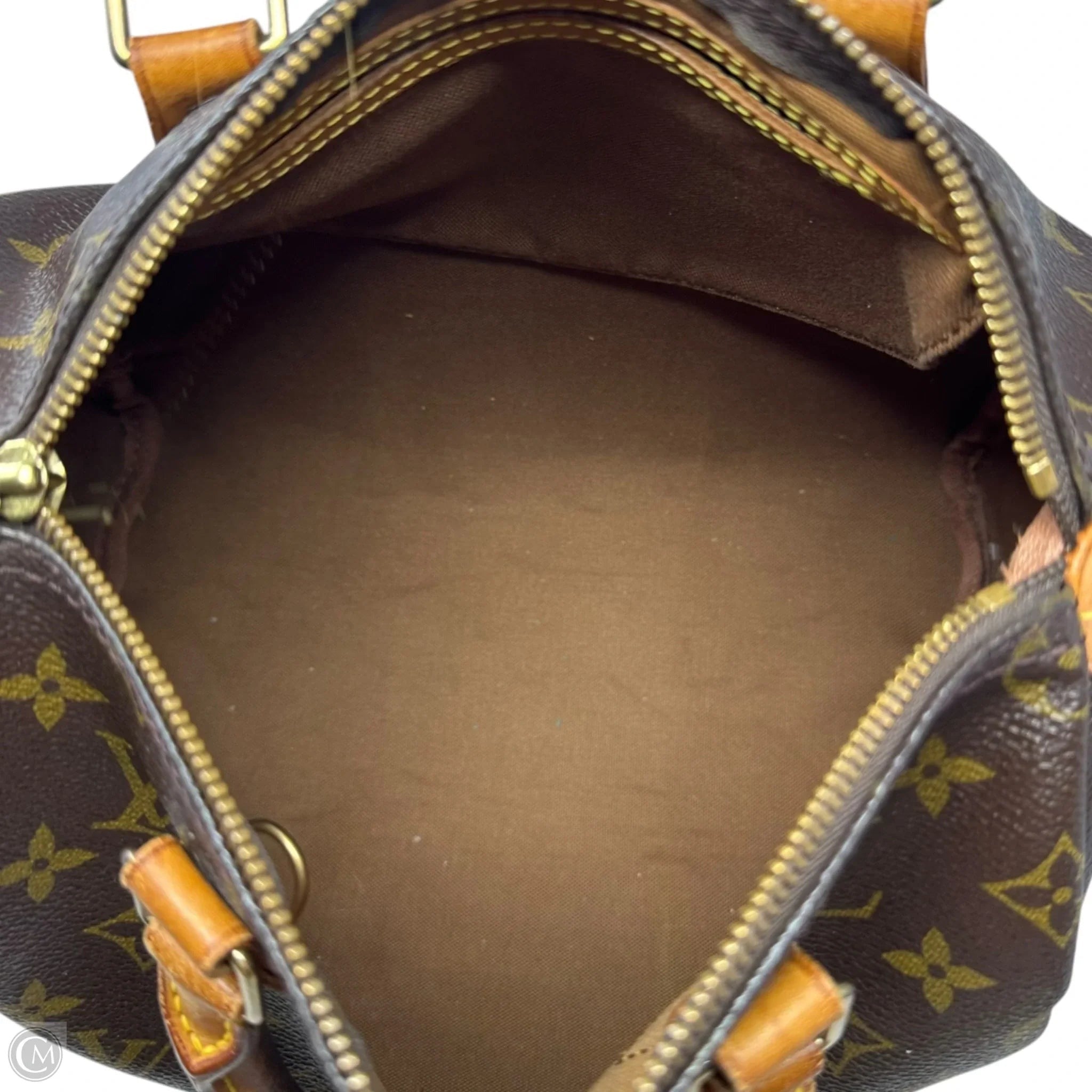 Monogram Speedy 25 Handbag Luxury Designer By Louis Vuitton, Size: Small