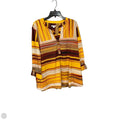 Top Long Sleeve By Cato In Striped Pattern, Size: Xl