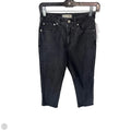 Jeans Straight By Madewell In Black Denim, Size: 2