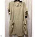 Dress Casual Midi By Clothes Mentor In Beige, Size: S