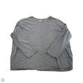 Top Long Sleeve By Lands End In Grey, Size: 2x