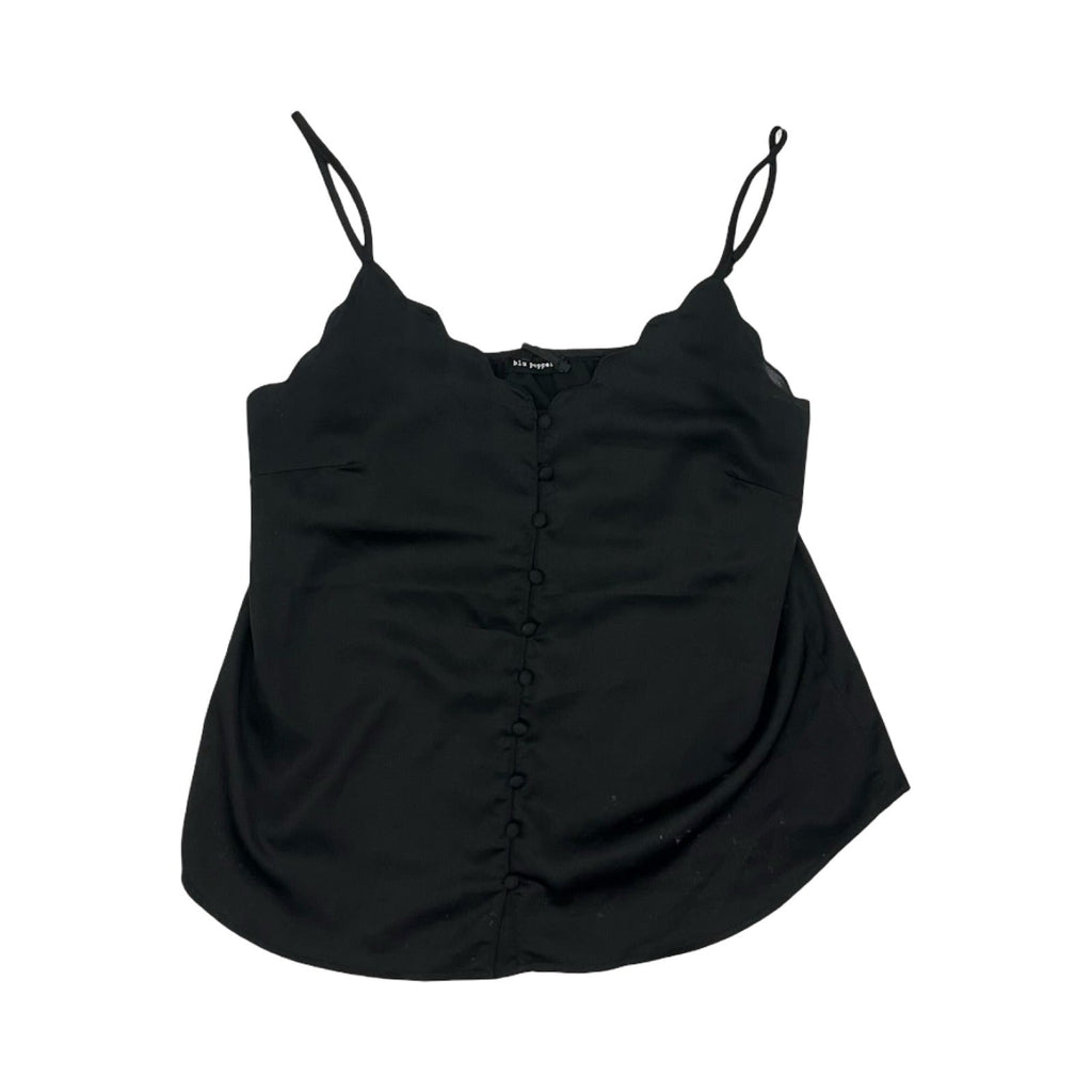 Blouse Sleeveless By Blu Pepper In Black, Size:S