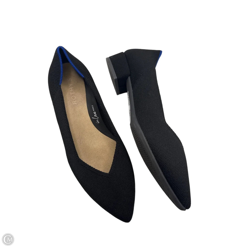 Shoes Heels Kitten By Rothys In Black, Size: 9