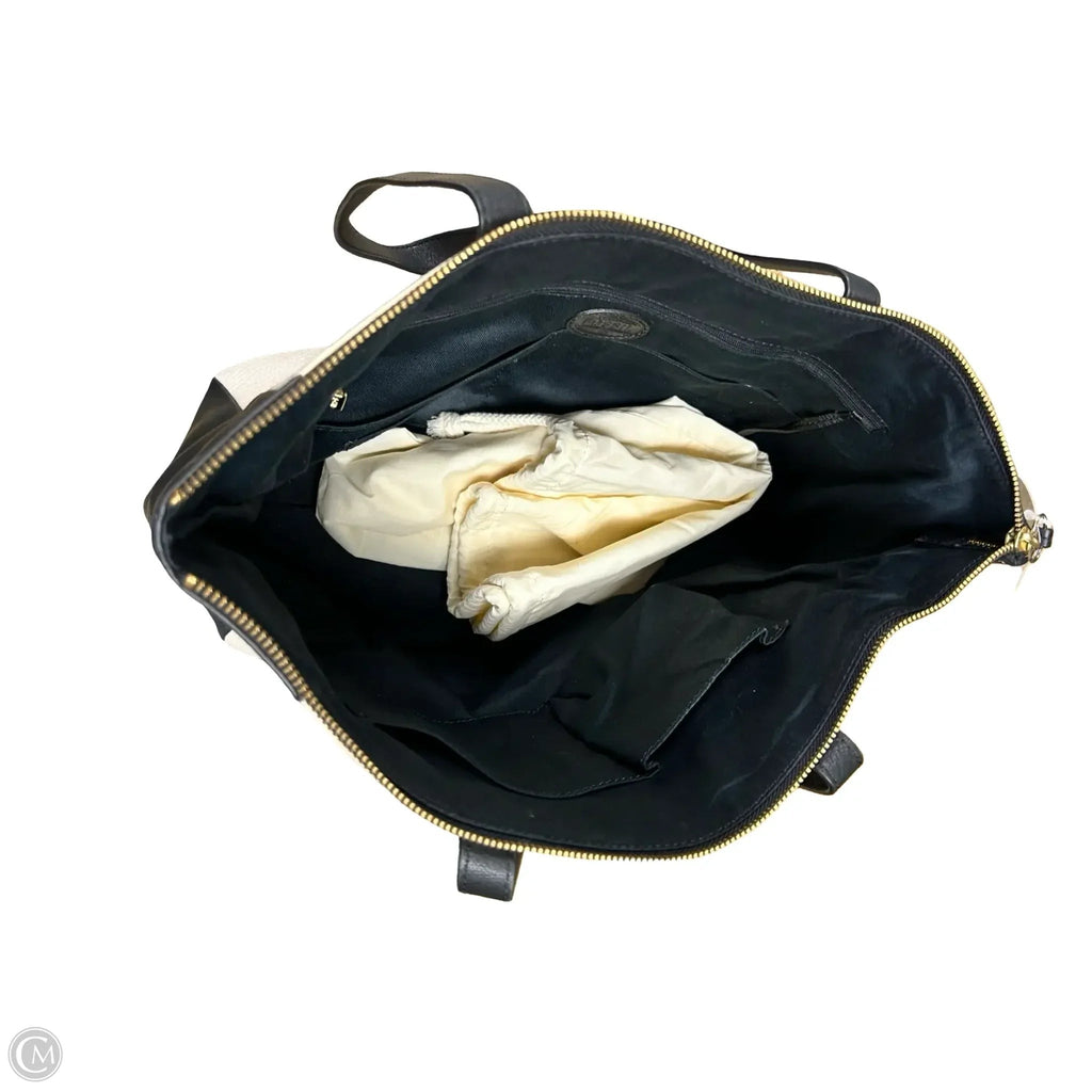 Handbag Leather By Fossil, Size: Medium