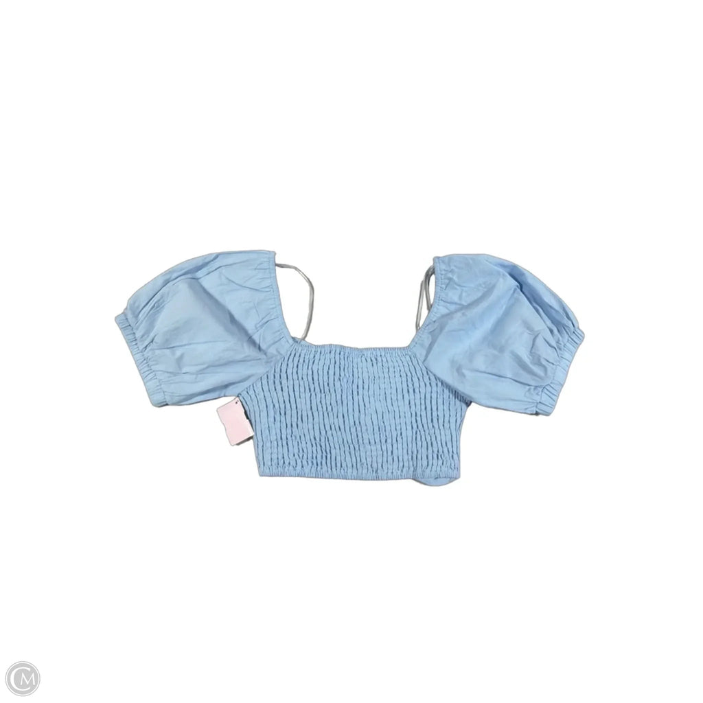 Top Short Sleeve By Cmb In Blue, Size: S