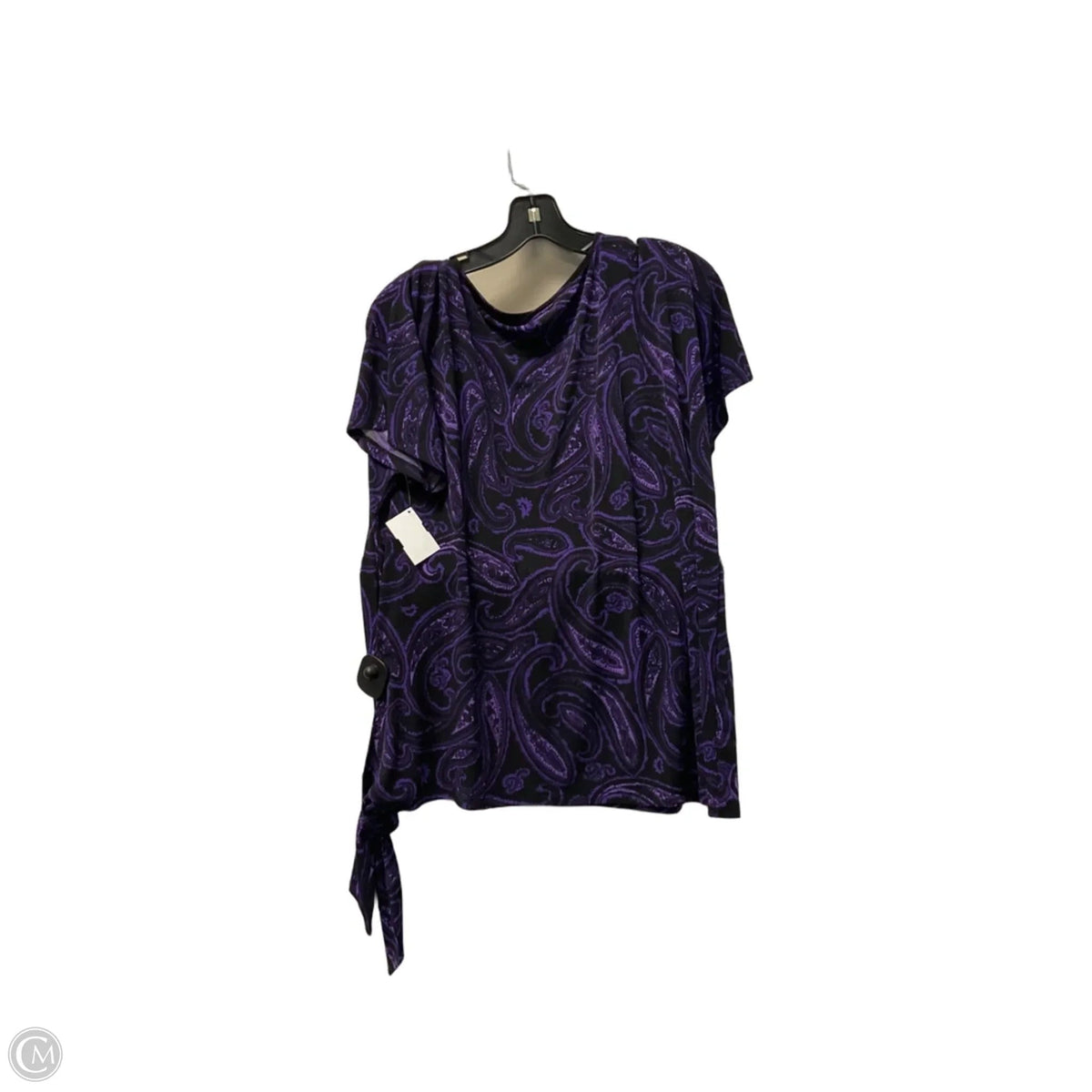 Top Short Sleeve By Michael By Michael Kors In Purple, Size: L