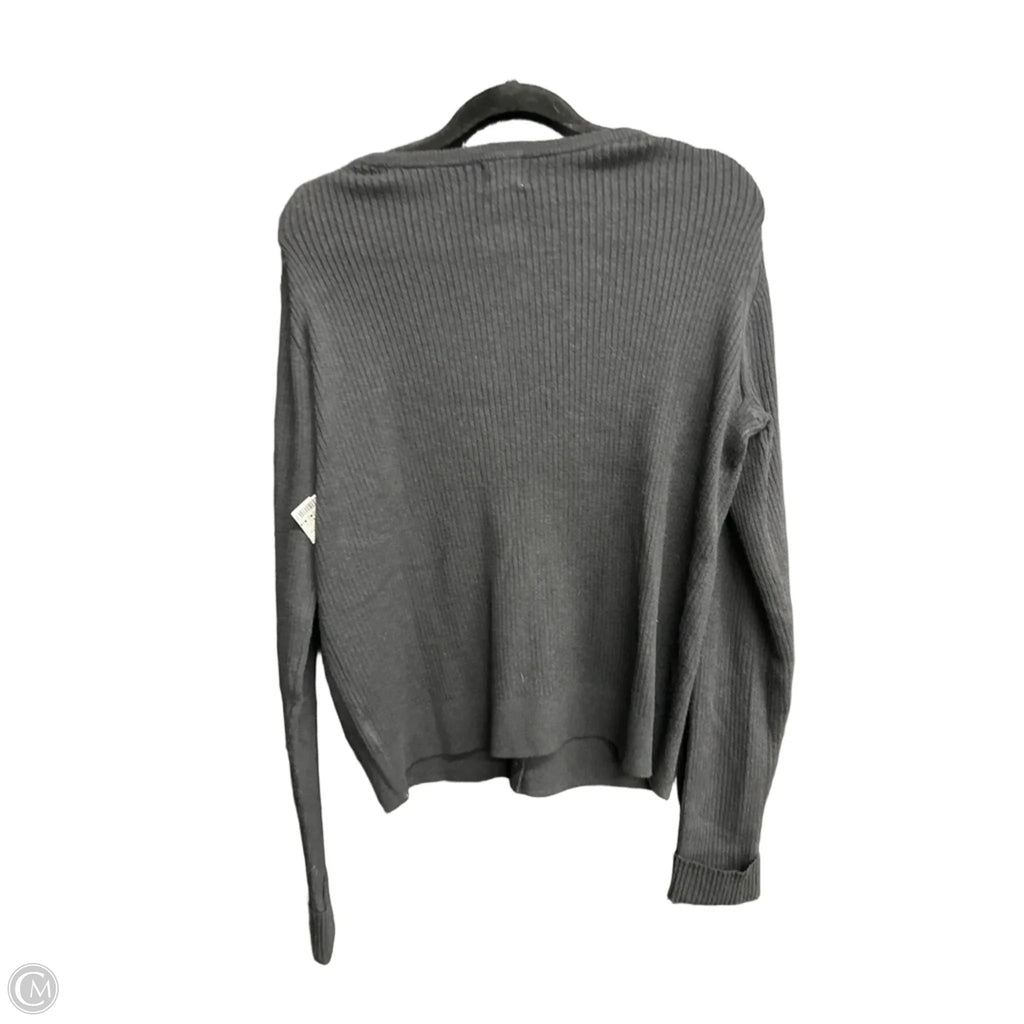 Sweater Cardigan By A New Day In Black, Size: L