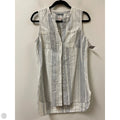 Top Sleeveless By Merona In Striped Pattern, Size: M