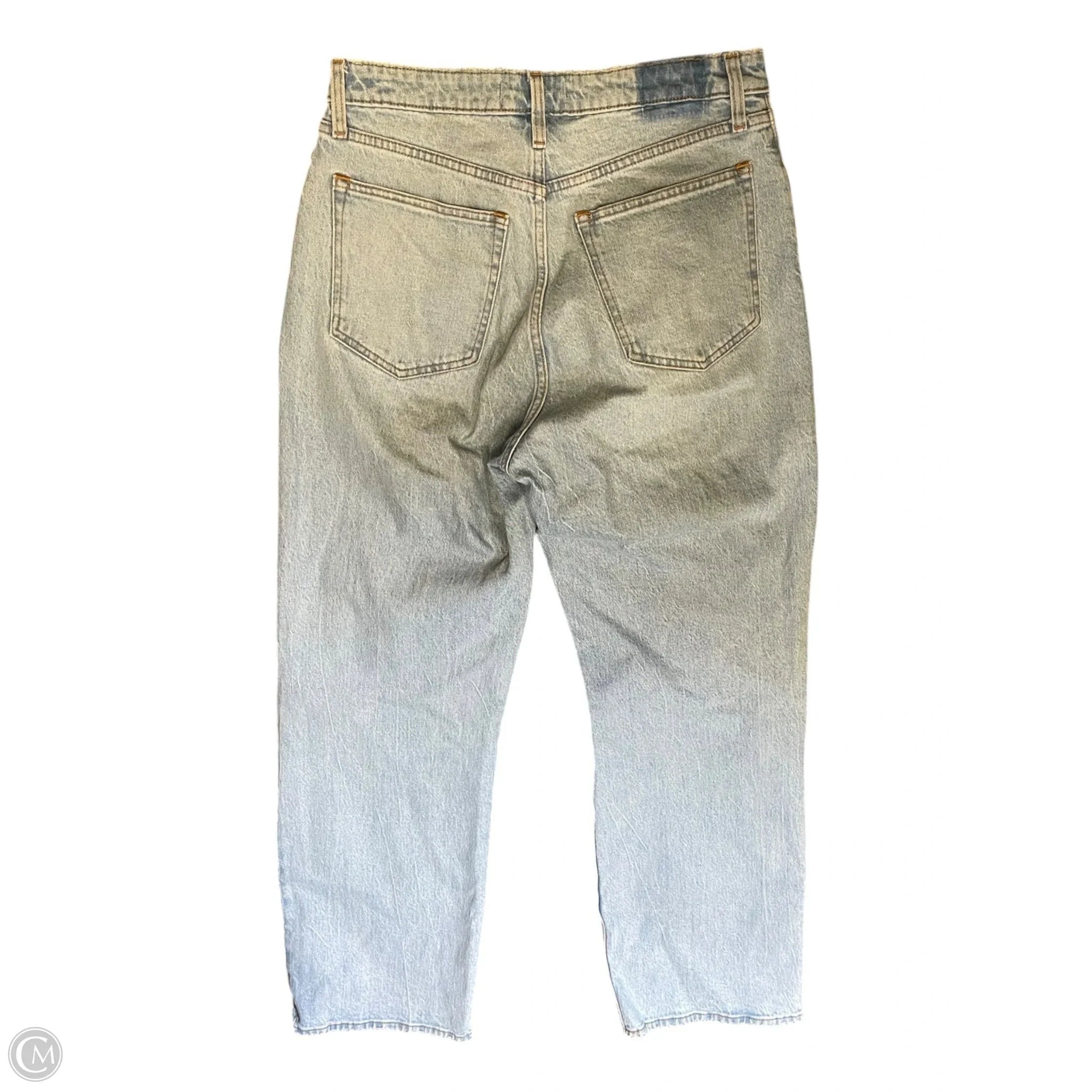 Jeans Straight By Abercrombie And Fitch In Blue Denim, Size: 30